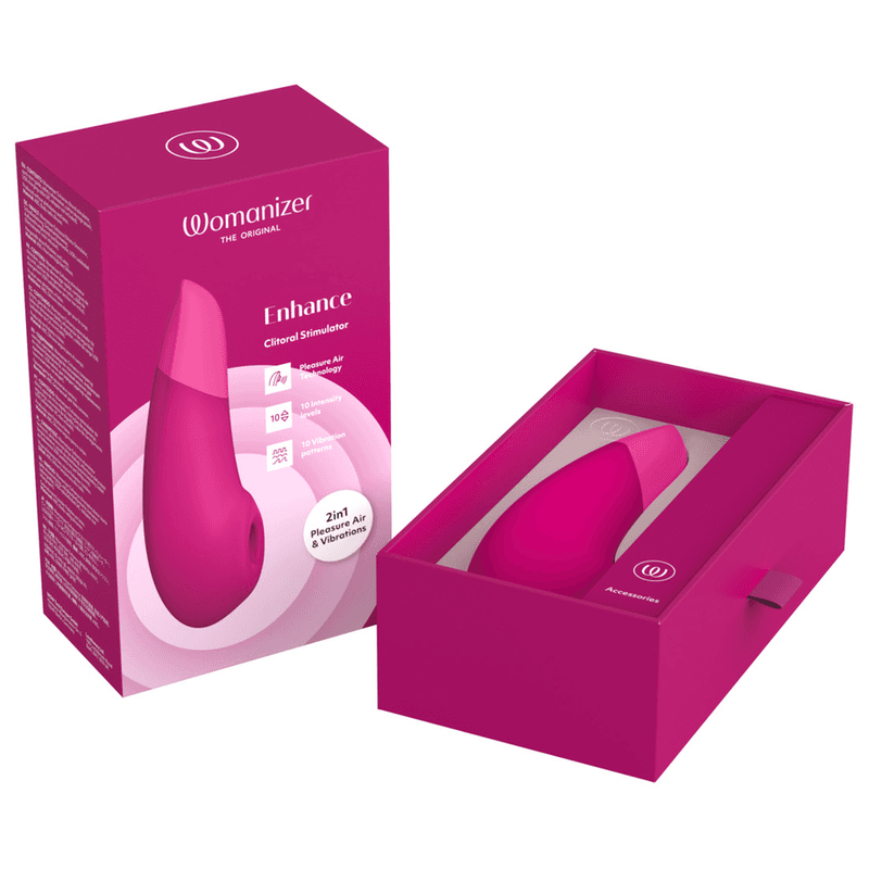 WOMANIZER - ENHANCE CLITORIAL STIMULATOR VIBRANT PINK thumb 11