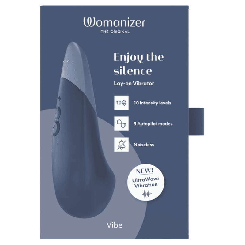 WOMANIZER - VIBE LAY-ON SILENT VIBRATOR DARK BLUE thumb 12
