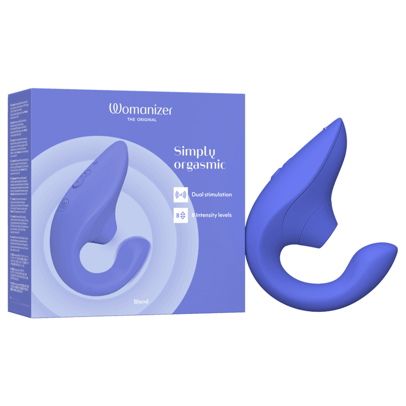 WOMANIZER - BLEND RABBIT VIBRATOR STIMULATOR VIBRANT BLUE thumb 14
