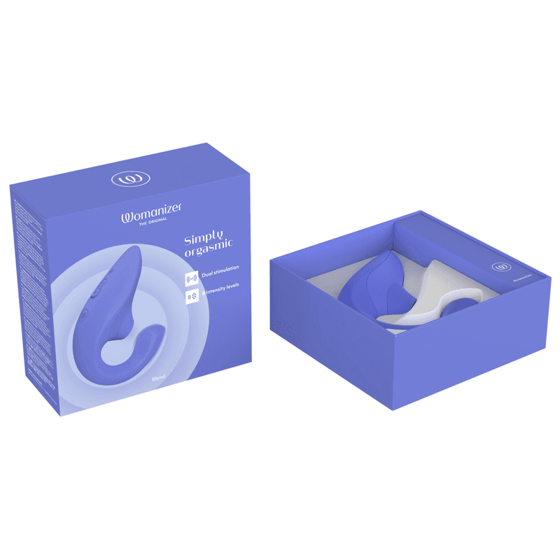 WOMANIZER - BLEND RABBIT VIBRATOR STIMULATOR VIBRANT BLUE thumb 15