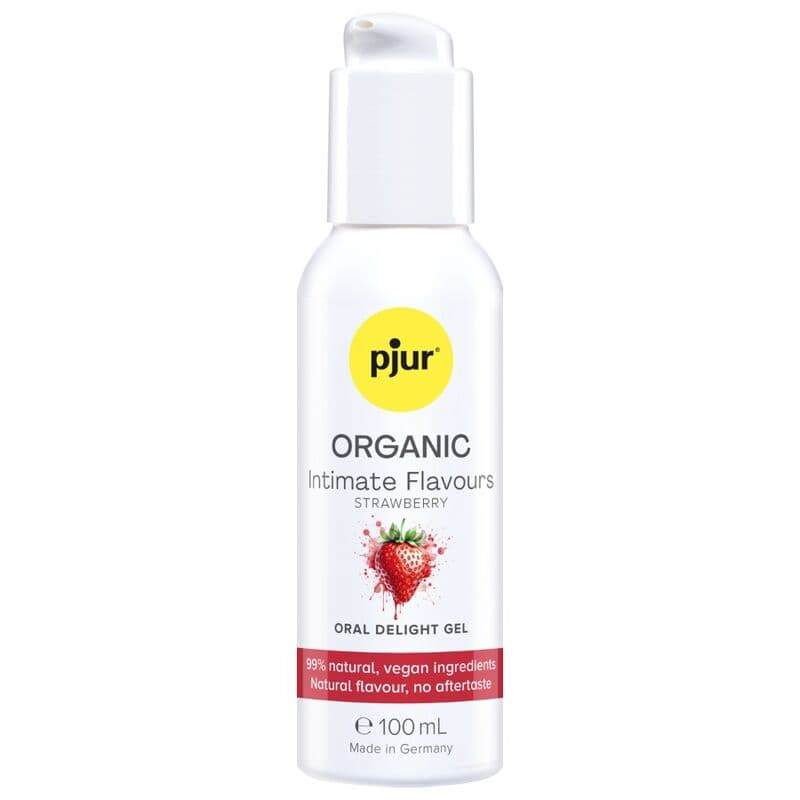 PJUR - ORGANIC INTIMATE FLAVOURS STRAWBERRY ORAL DELIGHT GEL 100 ML
