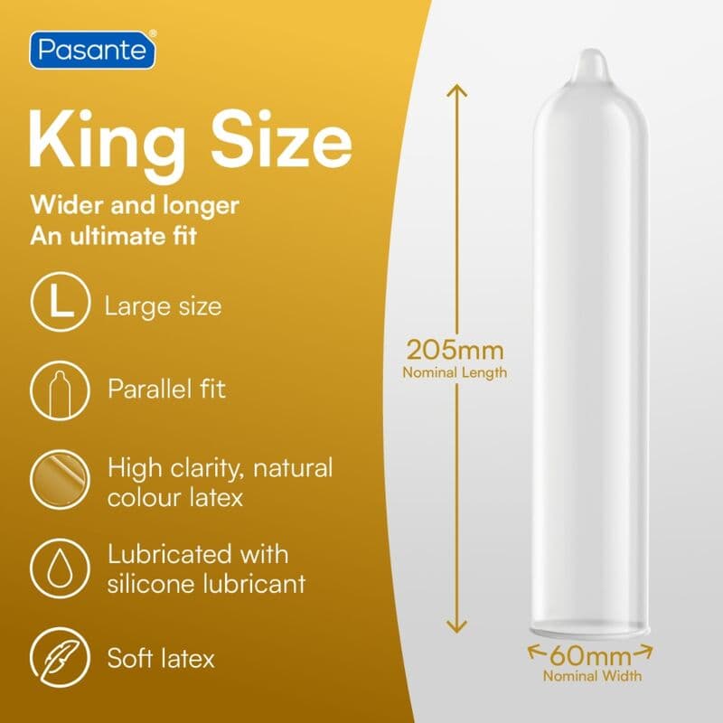 PASANTE - CONDOMS KING SIZE BAG 144 UNITS thumb 3