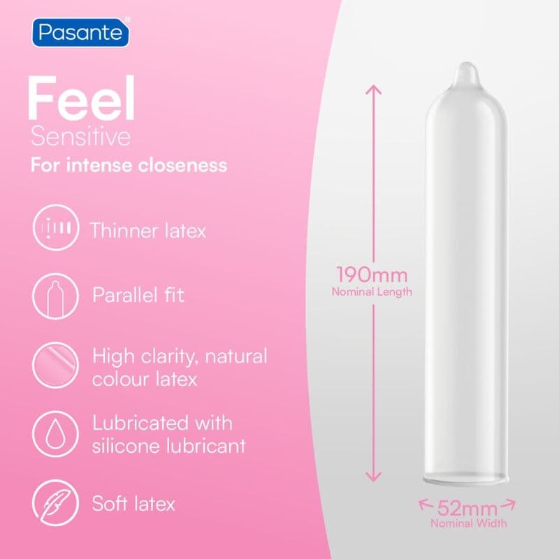 PASANTE - CONDOMS SENSITIVE BAG 144 UNITS thumb 3