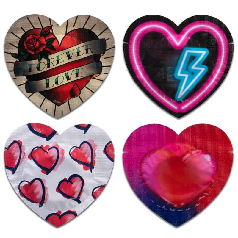 PASANTE - CONDOMS RED HEART SHAPE BAG 144 UNITS thumb 2