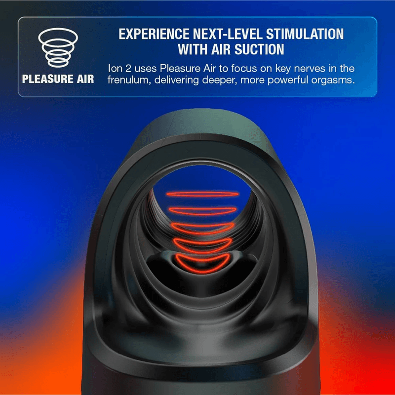 ARCWAVE - ION 2 MALE STROKER WITH PULSATING AIRWAVE STIMULATION BLACK thumb 3