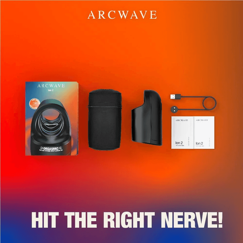 ARCWAVE - ION 2 MALE STROKER WITH PULSATING AIRWAVE STIMULATION BLACK thumb 8