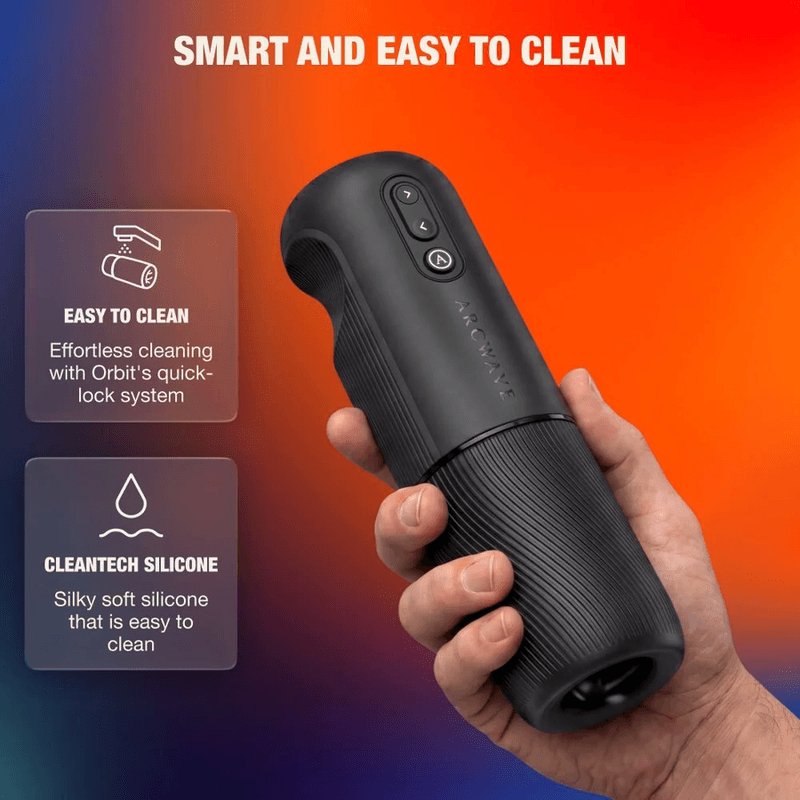 ARCWAVE - ORBIT 360° ROTATING MALE MASTURBATOR WITH APP CONTROL BLACK thumb 2
