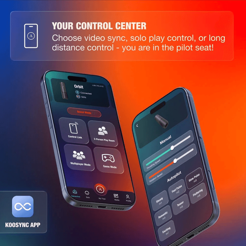 ARCWAVE - ORBIT 360° ROTATING MALE MASTURBATOR WITH APP CONTROL BLACK thumb 3