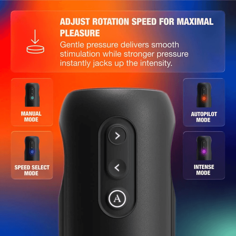 ARCWAVE - ORBIT 360° ROTATING MALE MASTURBATOR WITH APP CONTROL BLACK thumb 4