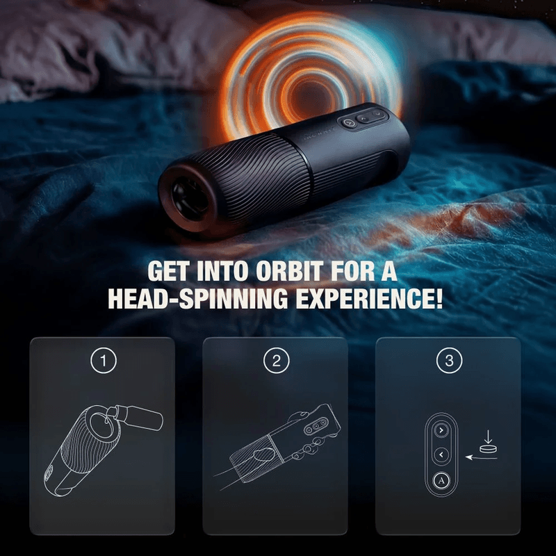 ARCWAVE - ORBIT 360° ROTATING MALE MASTURBATOR WITH APP CONTROL BLACK thumb 8