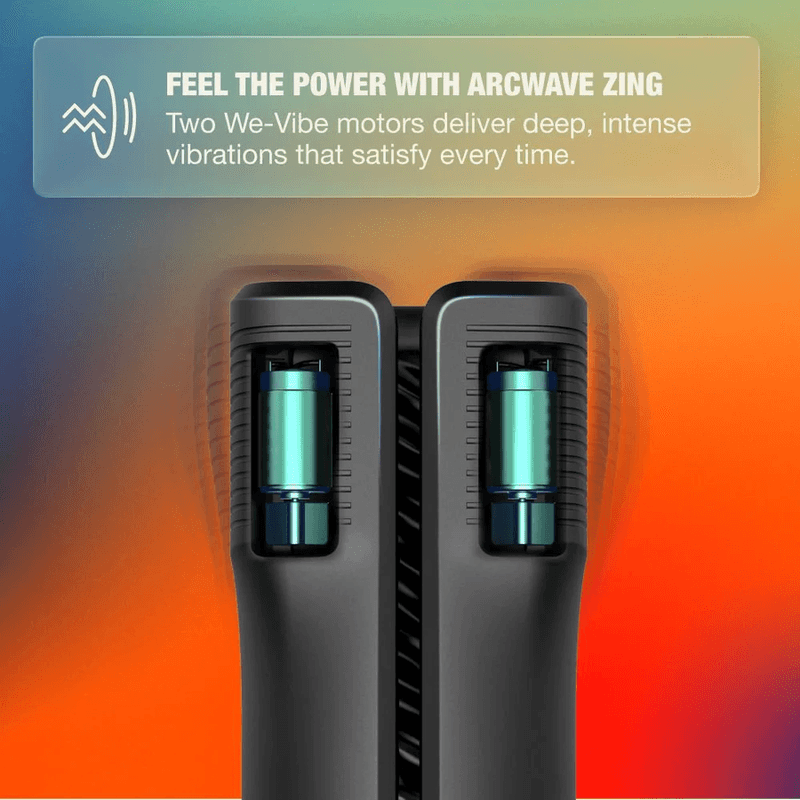 ARCWAVE - ZING VIBRATING MALE STROKER WITH DUAL MOTOR BLACK thumb 4