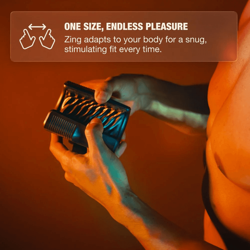 ARCWAVE - ZING VIBRATING MALE STROKER WITH DUAL MOTOR BLACK thumb 7