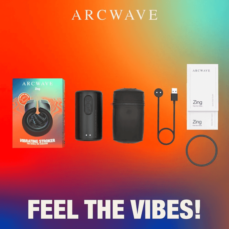 ARCWAVE - ZING VIBRATING MALE STROKER WITH DUAL MOTOR BLACK thumb 8
