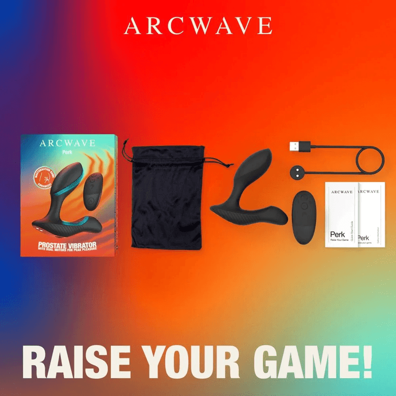 ARCWAVE - PERK VIBRATING PROSTATE MASSAGER WITH DUAL MOTOR AND REMOTE CONTROL BLACK thumb 6