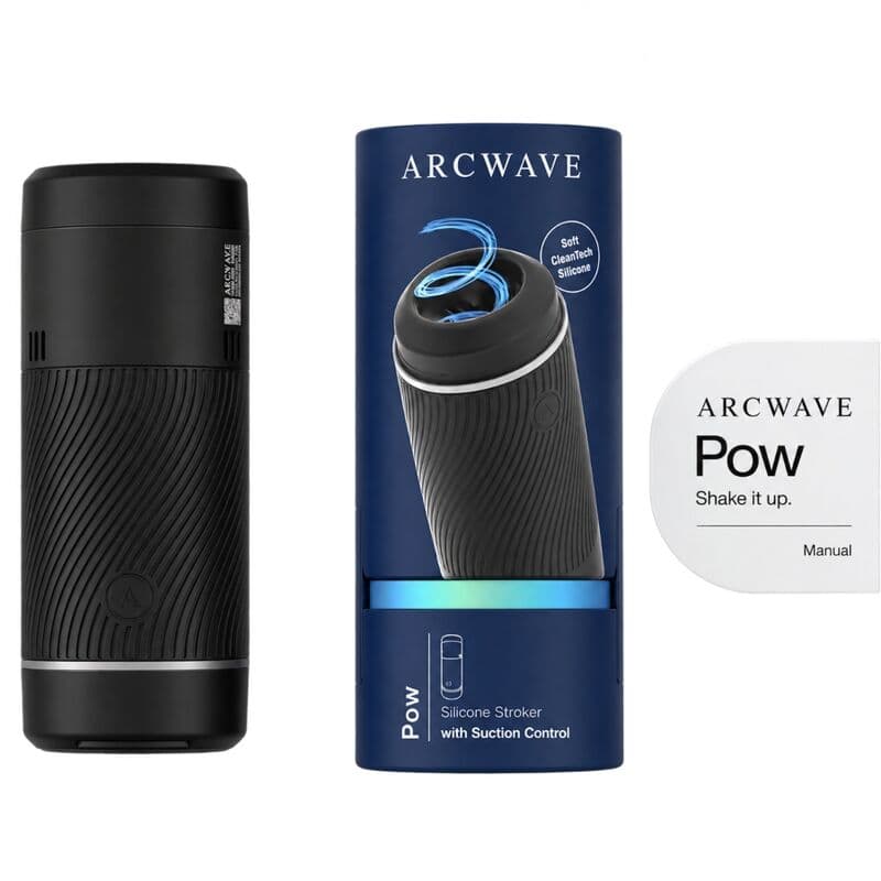 ARCWAVE - POW MANUAL STROKER WITH SUCTION CONTROL BLACK thumb 3
