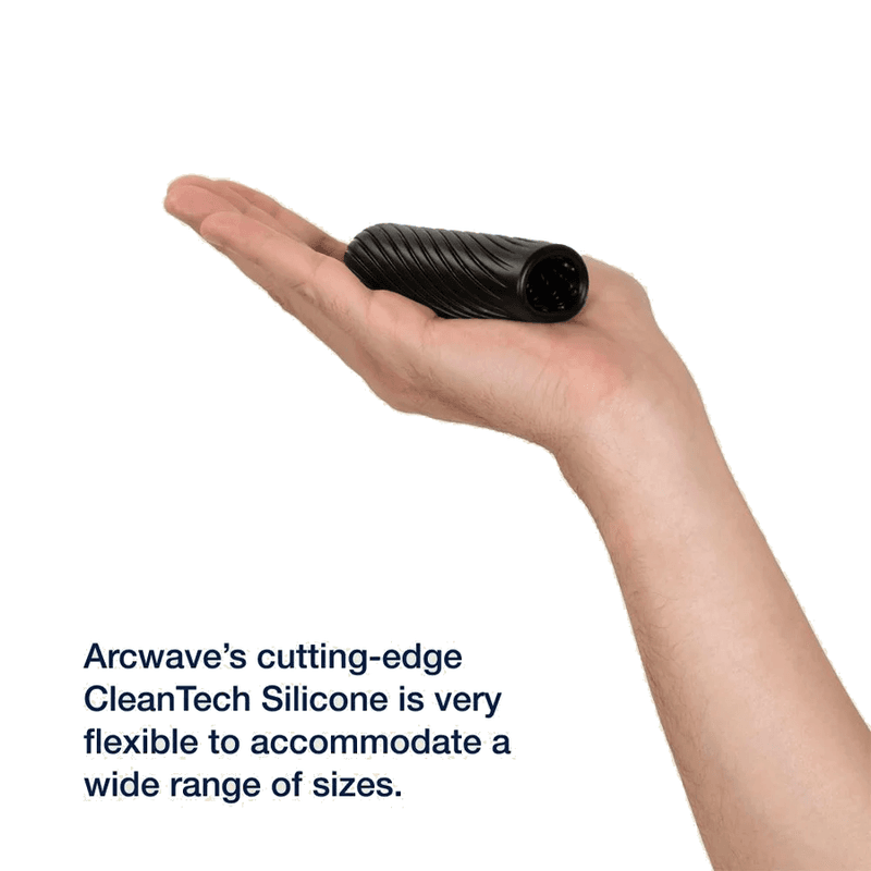 ARCWAVE - GHOST REVERSIBLE SILICONE STROKER BLACK thumb 3