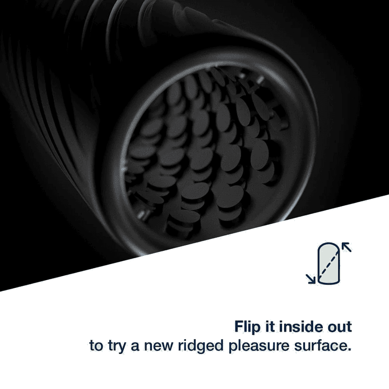 ARCWAVE - GHOST REVERSIBLE SILICONE STROKER BLACK thumb 6