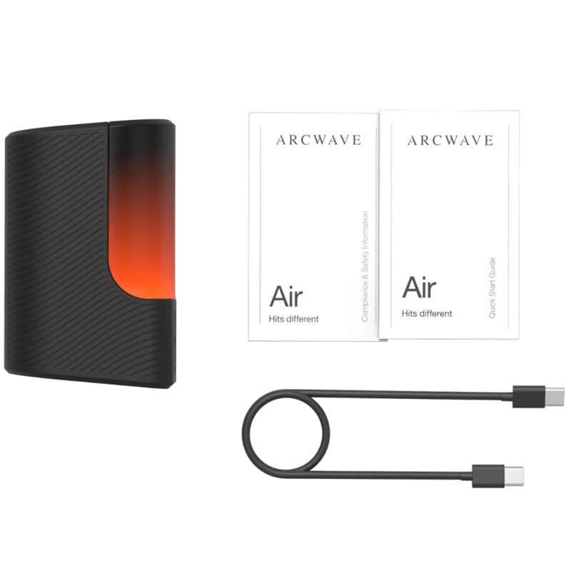 ARCWAVE - AIR STRETCHY MALE STROKER WITH AIR PULSES AND 6 INTENSITY LEVELS BLACK thumb 3