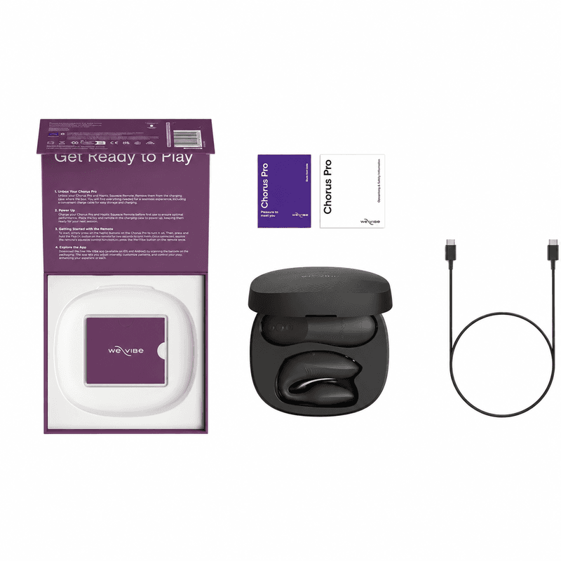 WE-VIBE - CHORUS PRO PREMIUM COUPLES VIBRATOR SATIN BLACK thumb 4