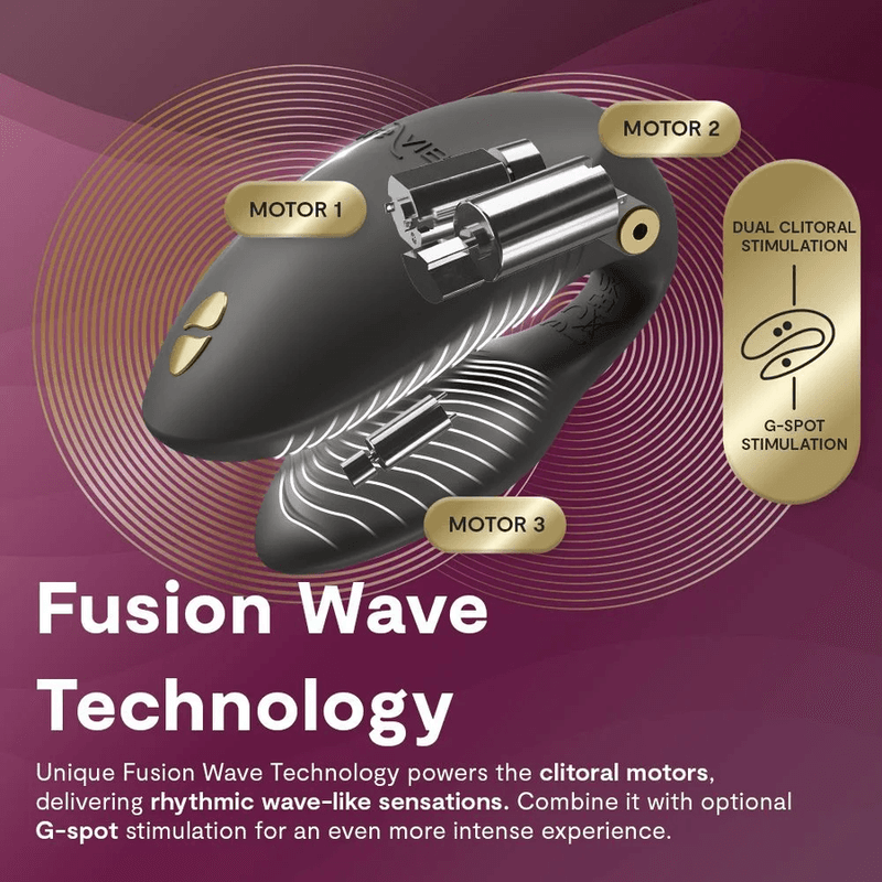 WE-VIBE - CHORUS PRO PREMIUM COUPLES VIBRATOR SATIN BLACK thumb 7