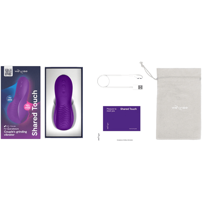 WE-VIBE - SHARED TOUCH DOUBLE-SIDED COUPLES VIBRATOR PURPLE thumb 3