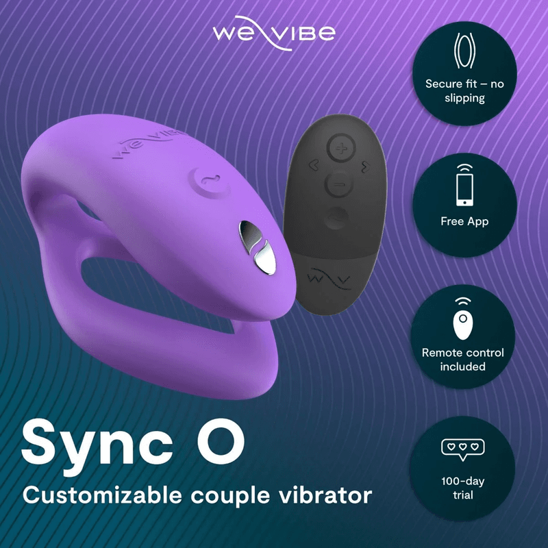 WE-VIBE - SYNC O WRAPPING-STIMULATION COUPLES VIBRATOR LIGHT PURPLE thumb 3