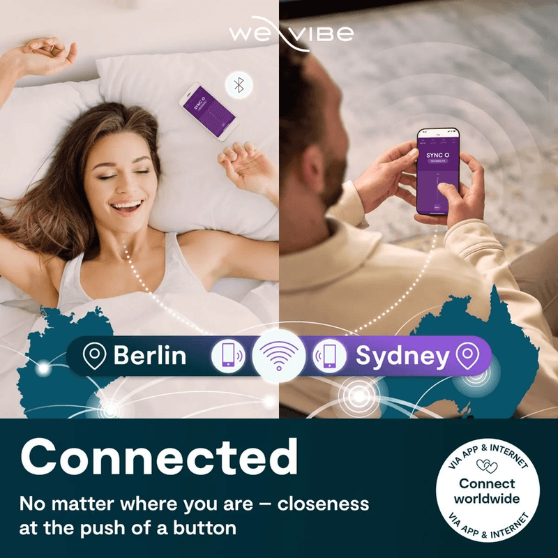 WE-VIBE - SYNC O WRAPPING-STIMULATION COUPLES VIBRATOR LIGHT PURPLE thumb 5