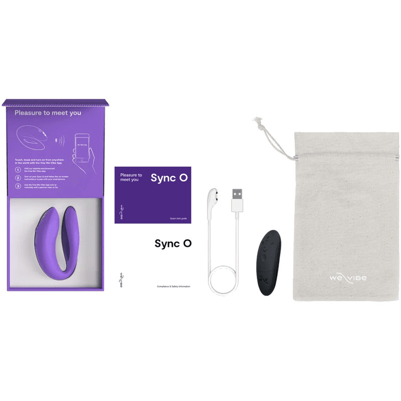 WE-VIBE - SYNC O WRAPPING-STIMULATION COUPLES VIBRATOR LIGHT PURPLE thumb 2