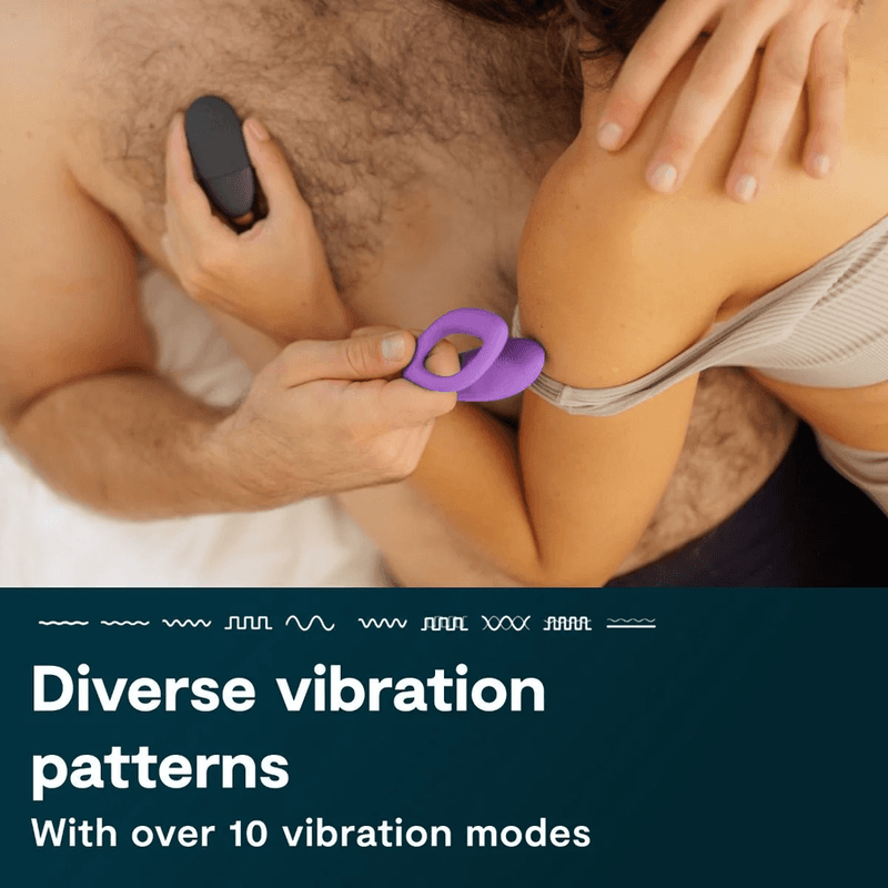 WE-VIBE - SYNC O WRAPPING-STIMULATION COUPLES VIBRATOR LIGHT PURPLE thumb 8