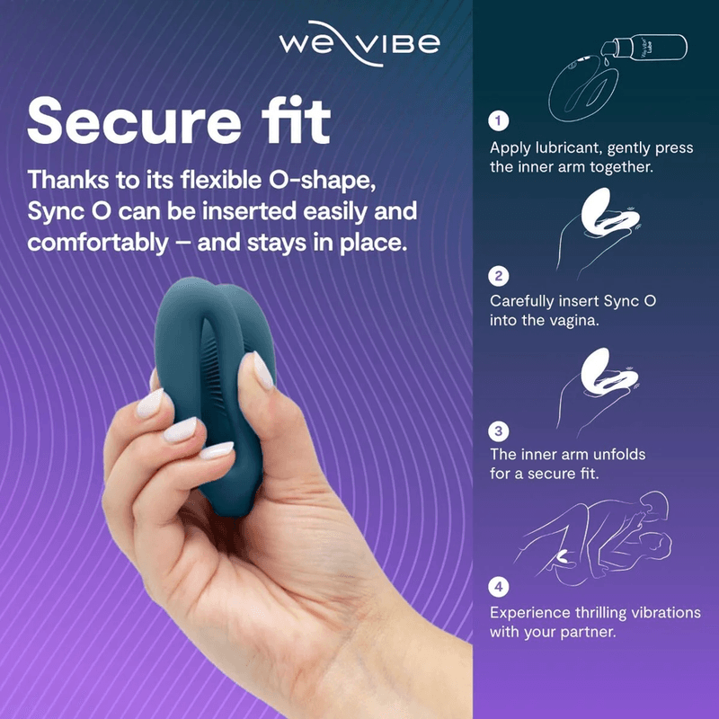 WE-VIBE - SYNC 2 ADJUSTABLE COUPLES VIBRATOR VELVET GREEN thumb 5