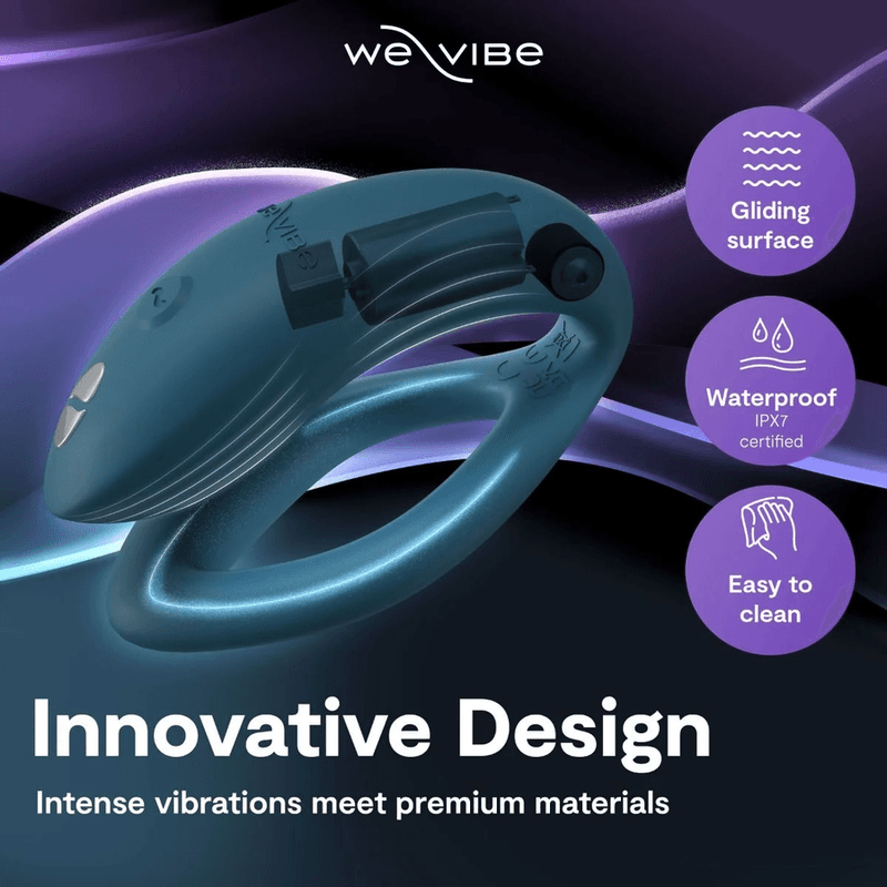 WE-VIBE - SYNC 2 ADJUSTABLE COUPLES VIBRATOR VELVET GREEN thumb 8