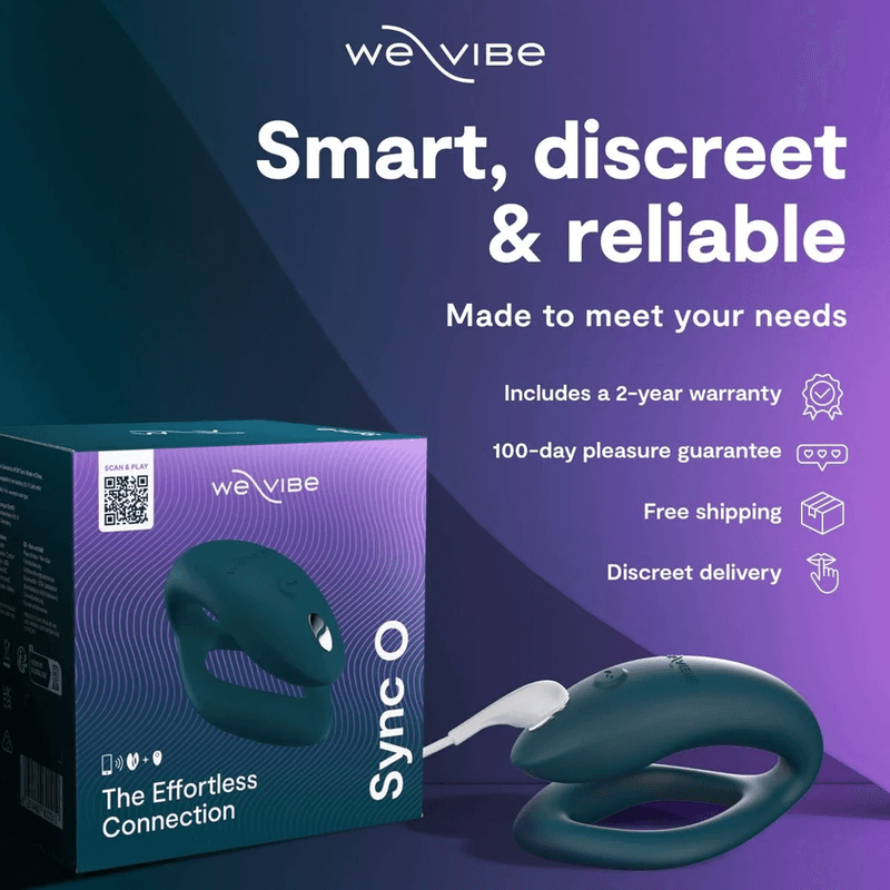WE-VIBE - SYNC 2 ADJUSTABLE COUPLES VIBRATOR VELVET GREEN thumb 10