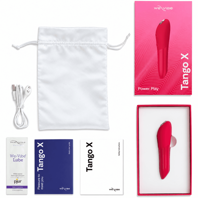 WE-VIBE - TANGO X RECHARGEABLE BULLET VIBRATOR CHERRY RED thumb 9