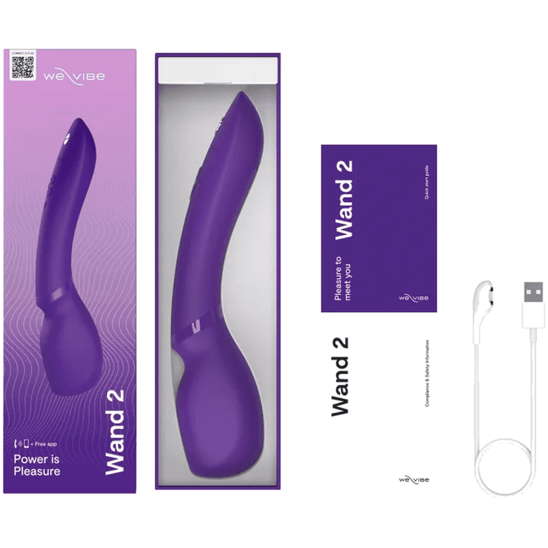 WE-VIBE - WAND 2 RECHARGEABLE BODY WAND MASSAGER PURPLE thumb 4