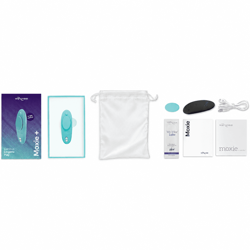 WE-VIBE - MOXIE+ MAGNETIC-CLIP PANTY VIBRATOR AQUA thumb 5