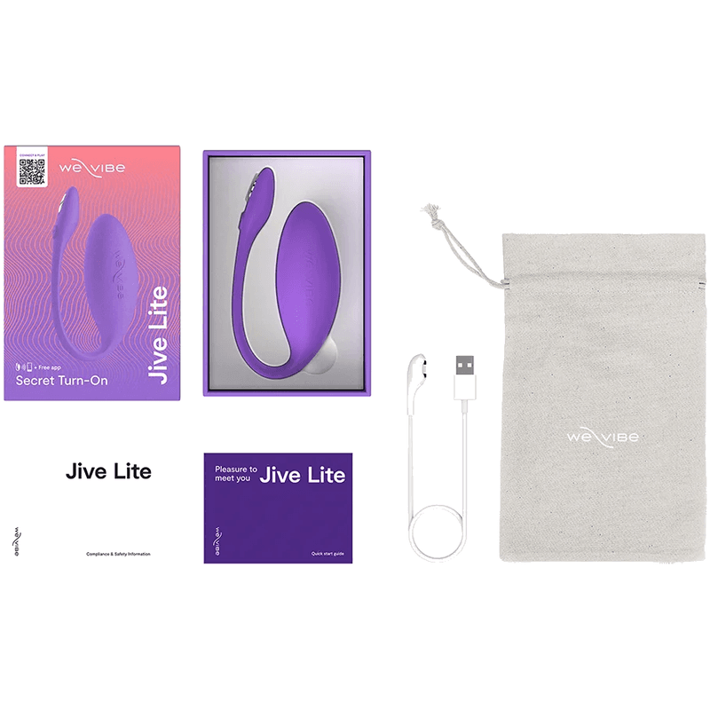 WE-VIBE - JIVE LITE APP-CONTROLLED WEARABLE EGG VIBRATOR PURPLE thumb 5