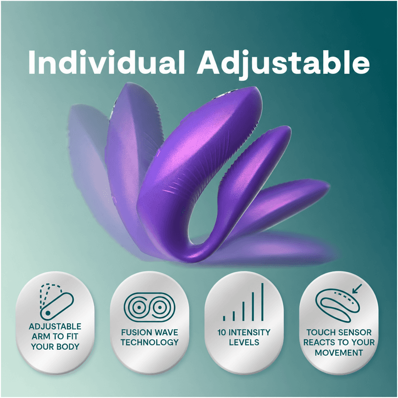 WE-VIBE - CHORUS PRO PREMIUM COUPLES VIBRATOR COSMIC PURPLE thumb 6