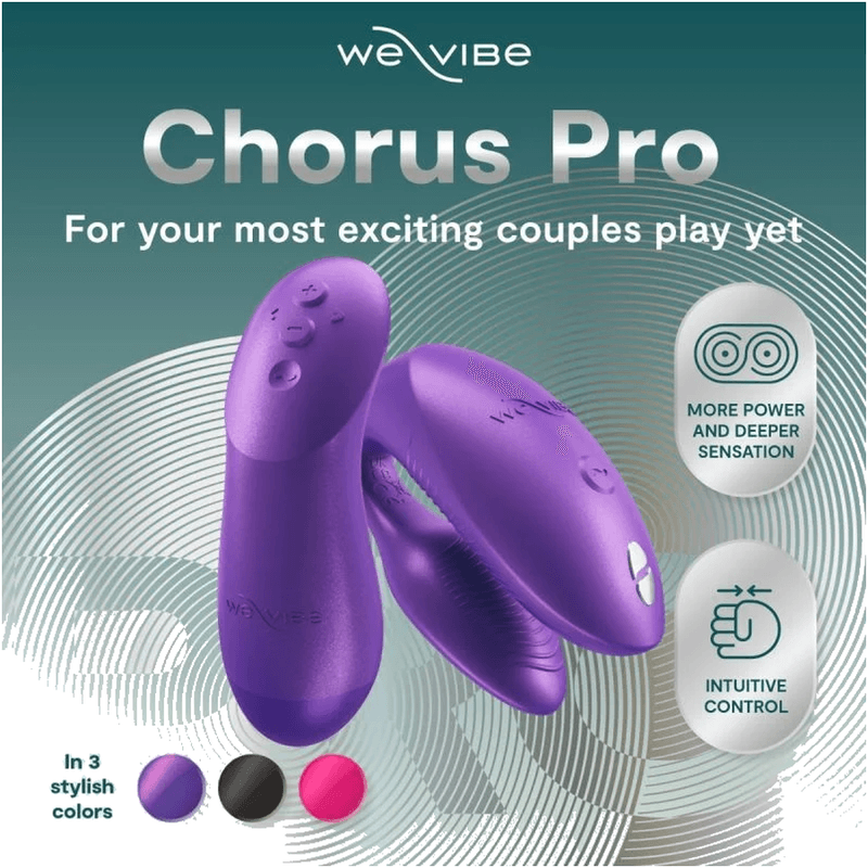 WE-VIBE - CHORUS PRO PREMIUM COUPLES VIBRATOR COSMIC PURPLE thumb 9