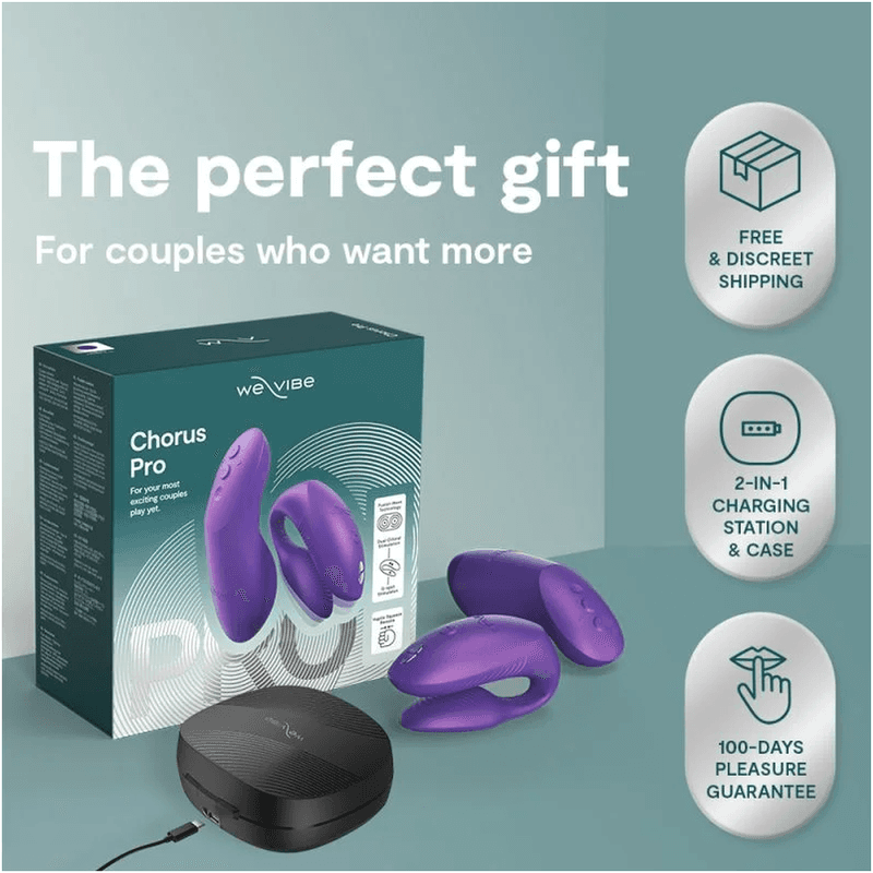 WE-VIBE - CHORUS PRO PREMIUM COUPLES VIBRATOR COSMIC PURPLE thumb 11