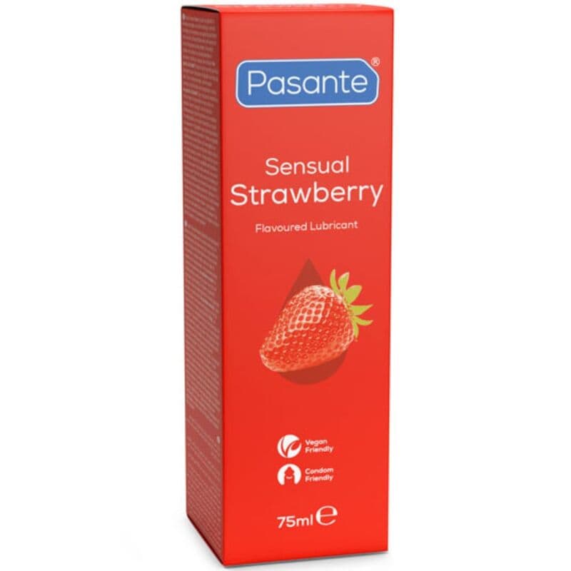 PASANTE - SENSUAL STRAWBERRY WATER-BASED STRAWBERRY FLAVOURED PERSONAL LUBRICANT 75 ML thumb 2