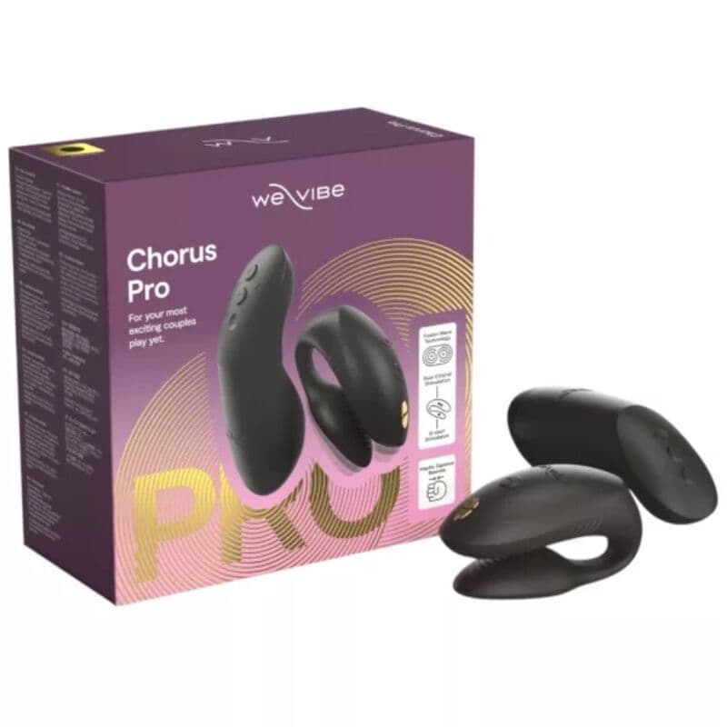 WE-VIBE - CHORUS PRO PREMIUM COUPLES VIBRATOR SATIN BLACK thumb 2