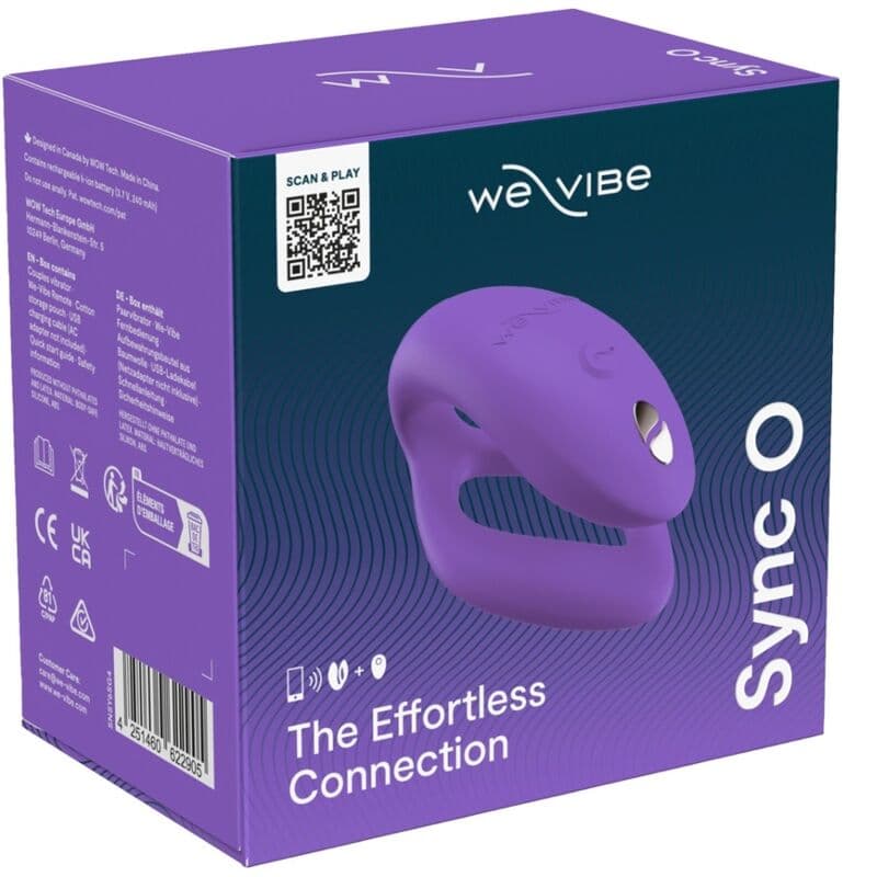 WE-VIBE - SYNC O WRAPPING-STIMULATION COUPLES VIBRATOR LIGHT PURPLE thumb 11