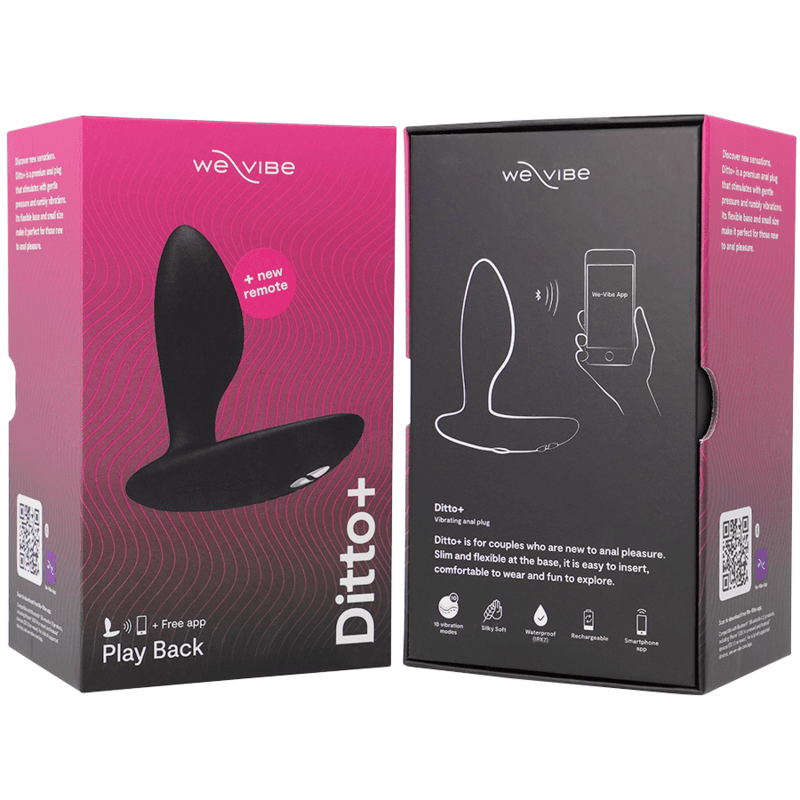 WE-VIBE - DITTO+ ANAL PLUG VIBRATOR BLACK thumb 7