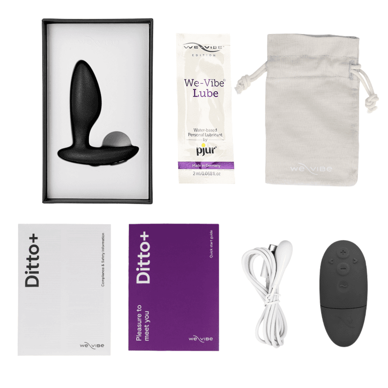 WE-VIBE - DITTO+ ANAL PLUG VIBRATOR BLACK thumb 6