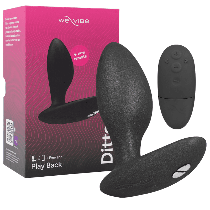 WE-VIBE - DITTO+ ANAL PLUG VIBRATOR BLACK