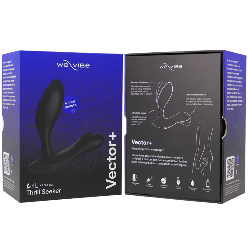 WE-VIBE - VECTOR+ BLACK PROSTATE MASSAGER REMOTE CONTROL thumb 18