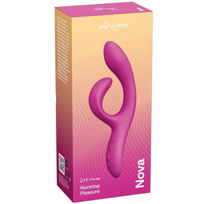 WE-VIBE - NOVA 2 FLEXIBLE RABBIT VIBRATOR WITH 10 VIBRATION MODES AND APP CONTROL PURPLE thumb 14
