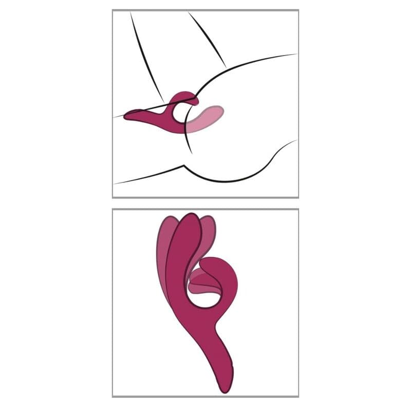 WE-VIBE - NOVA 2 FLEXIBLE RABBIT VIBRATOR WITH 10 VIBRATION MODES AND APP CONTROL PURPLE thumb 10