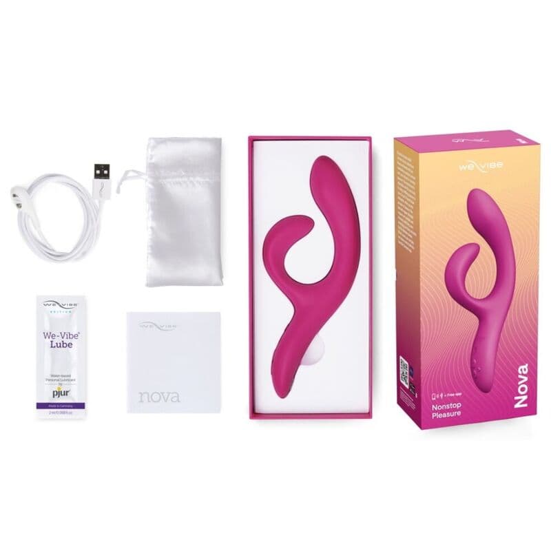 WE-VIBE - NOVA 2 FLEXIBLE RABBIT VIBRATOR WITH 10 VIBRATION MODES AND APP CONTROL PURPLE thumb 11