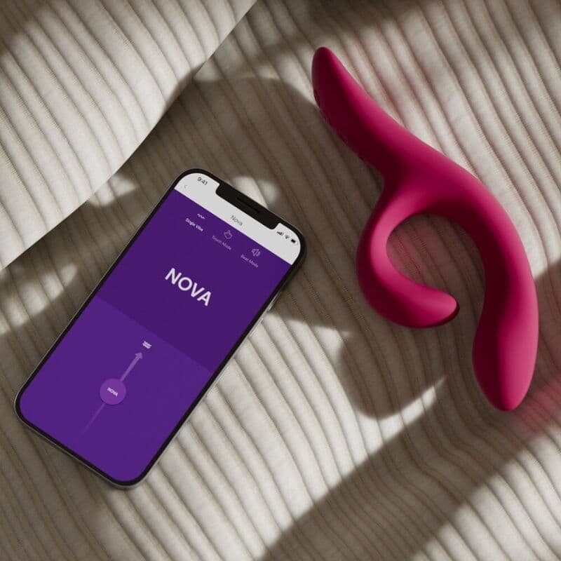 WE-VIBE - NOVA 2 FLEXIBLE RABBIT VIBRATOR WITH 10 VIBRATION MODES AND APP CONTROL PURPLE thumb 16